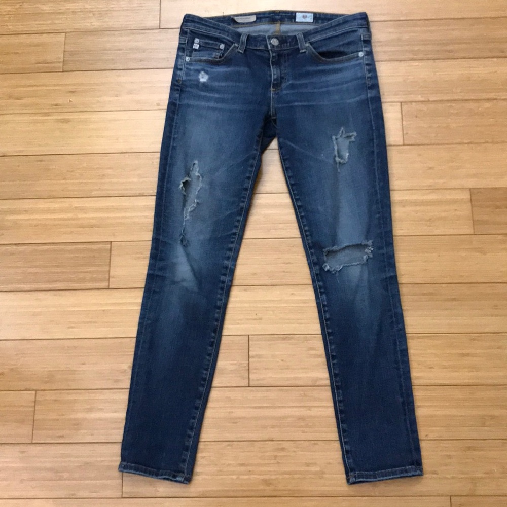 Adriano Goldschmied Stevie Ankle distressed jean